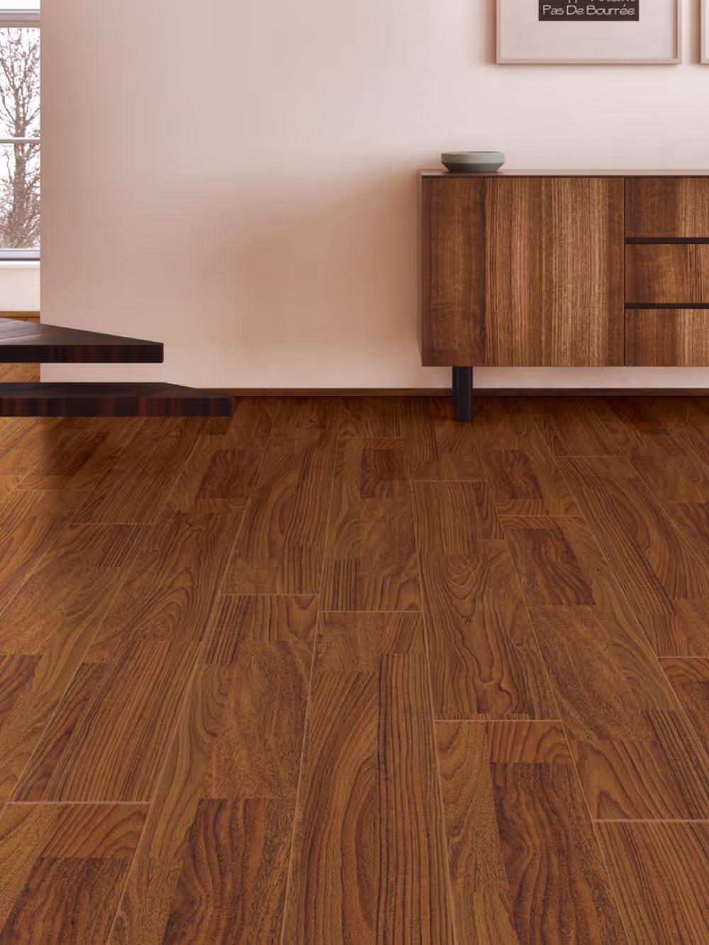 Flooring installation with precise plank alignment and clean transitions in Durham Region