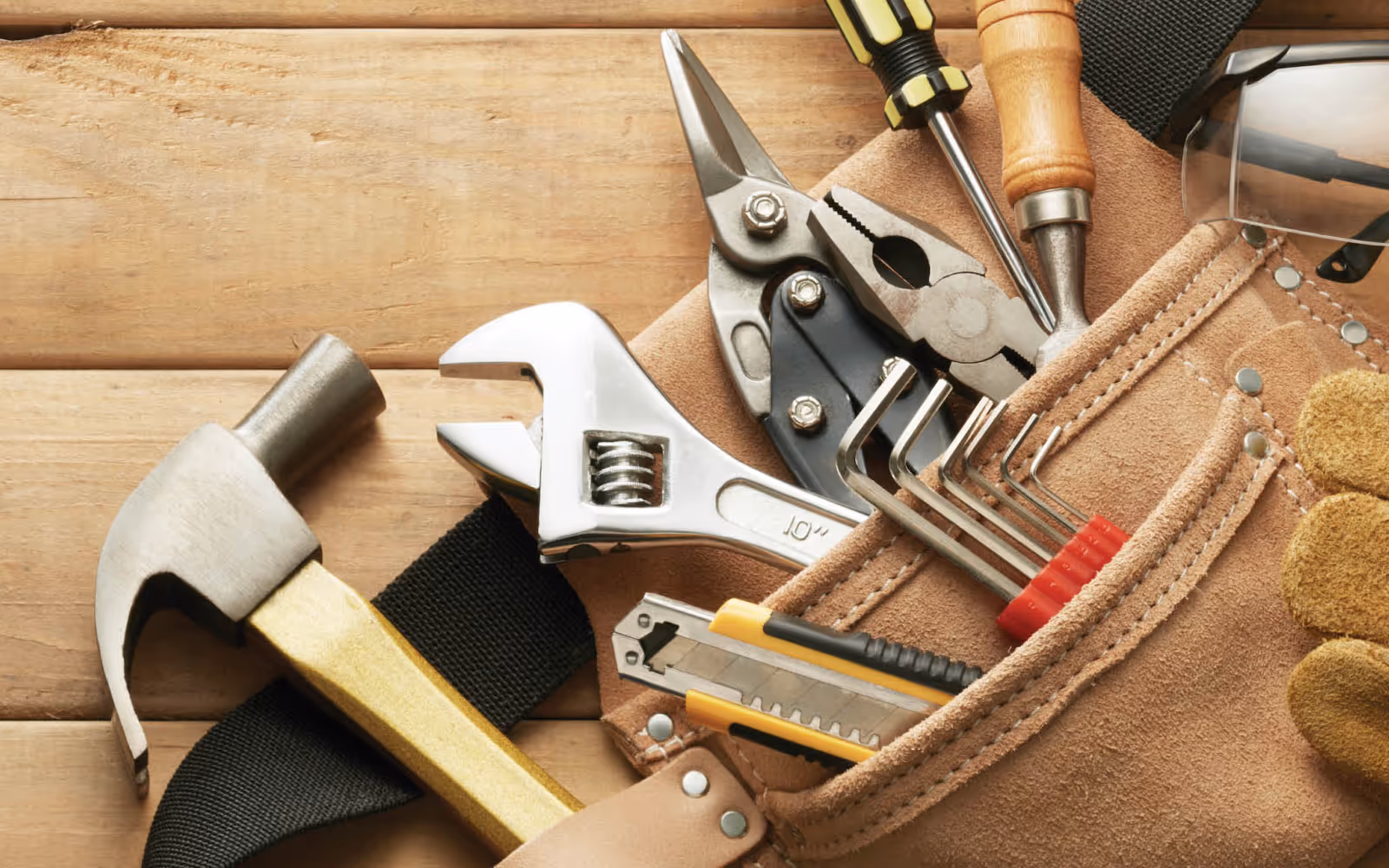 General handyman services with professional tools for home repairs and maintenance