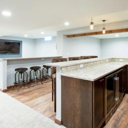 ajax modern basement flooring installation