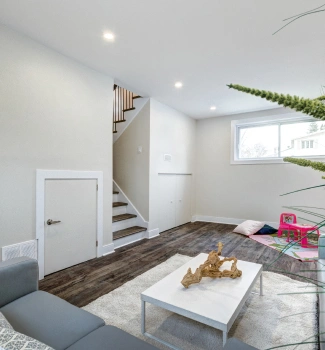 pickering basement renovation | after shot