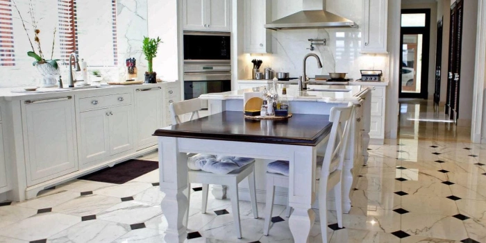 whitby kitchen flooring setup